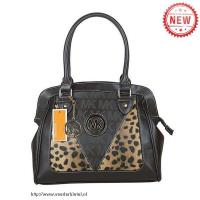 michael kors logo signature leopard groot koffie bakken Portemonnee Mobiel a3tha354